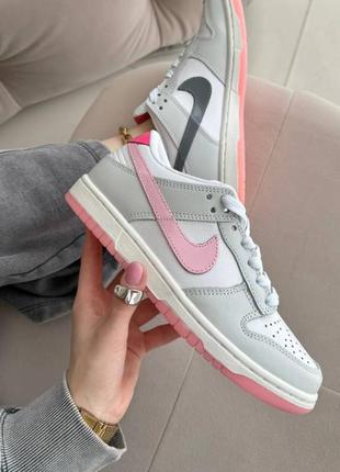 Кроссовки nike sb dunk pink puck