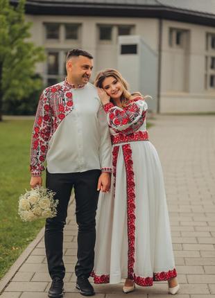 Парные свадебные вышиванки