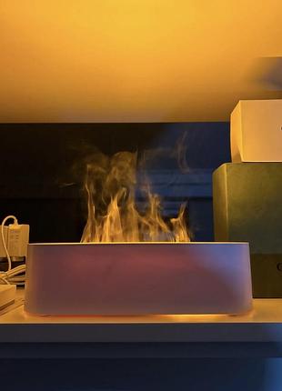 Увлажнитель воздуха, аромадиффузор в виде камина, огня
