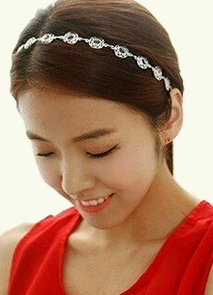 Аксесуар для волосся повʼязка на голову на резинці