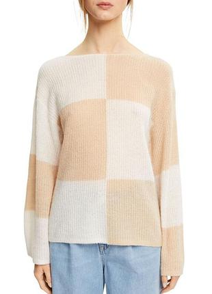 Джемпер с альпакой и шерстью esprit cream beige