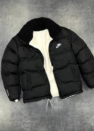 Шикарная стильная зимняя куртка-пуховик nike fleece ❄️