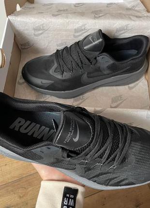 Nike zoom air running black/grey2 фото
