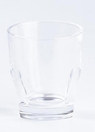 Набор стаканов 6 штук для воды и сока 250 мл стеклянный прозрачный2 фото