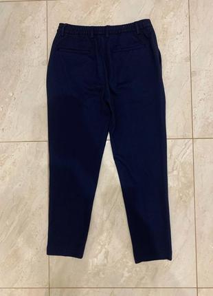 Брюки брюки zara синие мужские