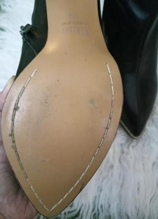 Ботильоны кожаные 8