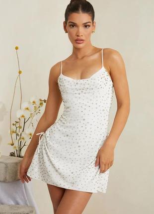 Фантастична міні сукня в камінчик oh polly більше 4.000 грн на сайті знижка
