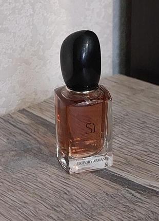 Si intense giorgio armani, edp, парфюм, оригинал, редкость, миниатюра