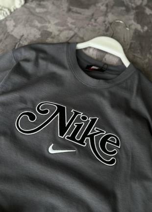 Чоловічий комплект nike на весну-літо у сірому кольорі premium якості, стильний та зручний комплект на кожен день4 фото