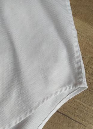Белая хлопковая рубашка/рубашка с мужского плеча4 фото