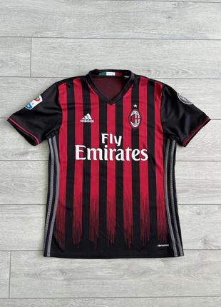 Milan adidas football shirt soccer jersey m мелан футболка