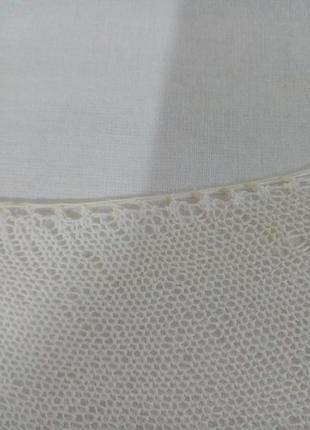 Небольшой винтажный платок воротник кружево плетения5 фото