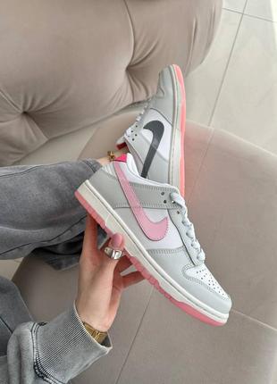 Кроссовки nike sb dunk pink puck