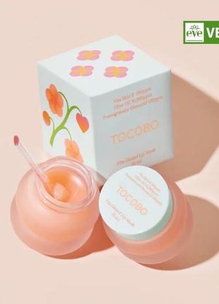 Tocobo - vita glazed lip mask - увлажняющая и регенерирующая маска для губ - 20ml