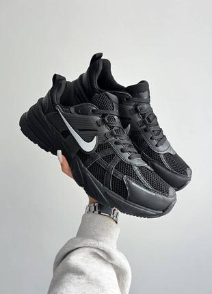 Кроссовки nike v2k runtek black3 фото