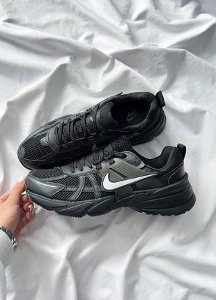 Кроссовки nike v2k runtek black9 фото