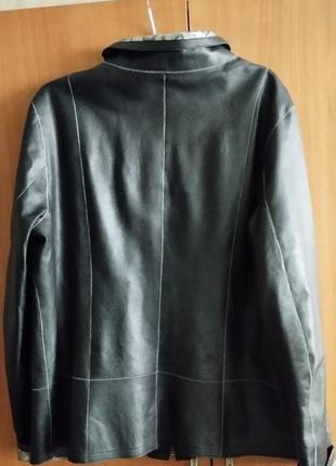 Куртка натуральная кожа двухсторонняя туреченица3 фото