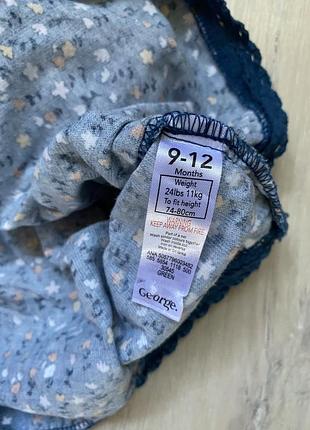💌вельветовый сарафан 9-12 мес