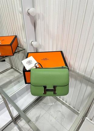 Шкіряна сумка клатч в стилі hermes2 фото