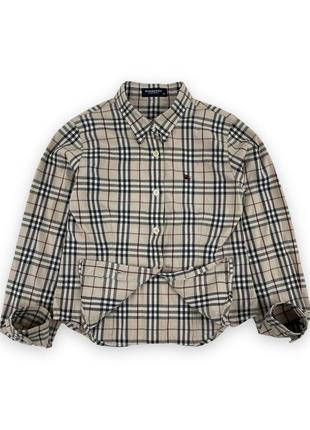 Винтажная рубашка burberry shoulder london майка prada топ belstaff блузка barbour футболка подростковая moncler