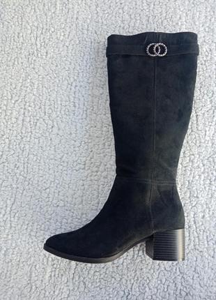 Замшеві чоботи 41 р.