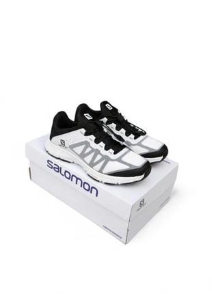 Чоловічі кросівки salomon x ultra білі8 фото