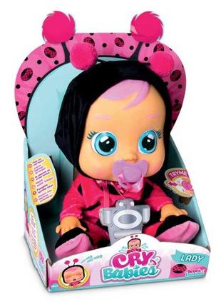 Cry babies lady bug кукла, плачущая солнышко, леди бас2 фото