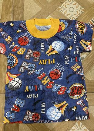 Футболка 9-12 месяцев