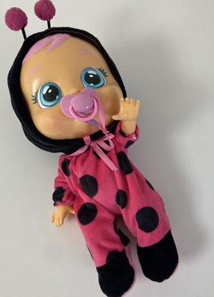 Cry babies lady bug кукла, плачущая солнышко, леди бас3 фото