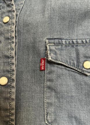 Джинсова рубашка levis5 фото