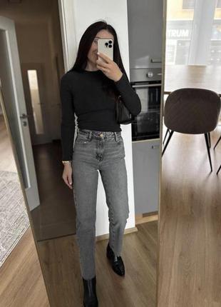 Джинси zara straight fit