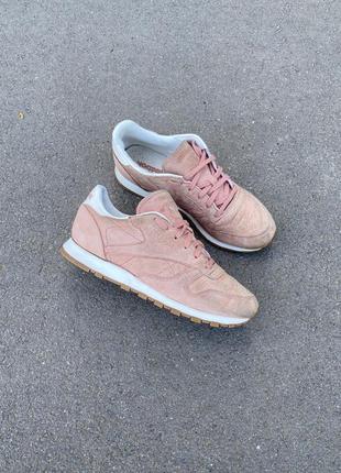 Кроссовки reebok classic leather 40.5/26.5 см