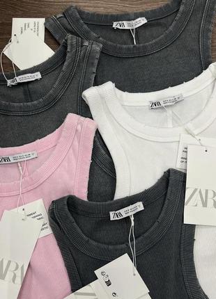 Майки базовые zara