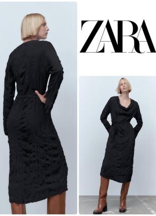 Черное платье zara