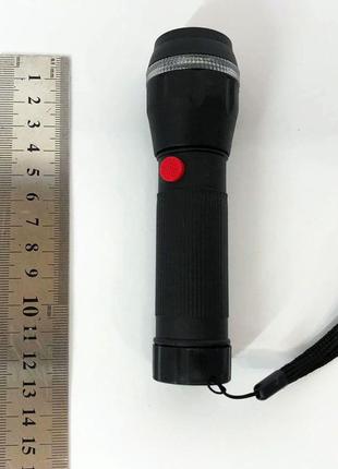 Ручной фонарик на батарейках (3хааа) с функцией зума, карманный мини фонарь лед фонарь переносной красивый6 фото