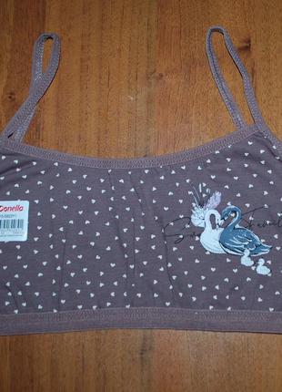 Подростковый топ 14-15 донелла donella лебедь сердечки