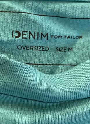 Новая хлопковая unisex oversize футболка tom taylor m нижняя 🇩🇪2 фото