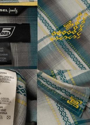 Diesel 55dsl shirt чоловіча сорочка10 фото