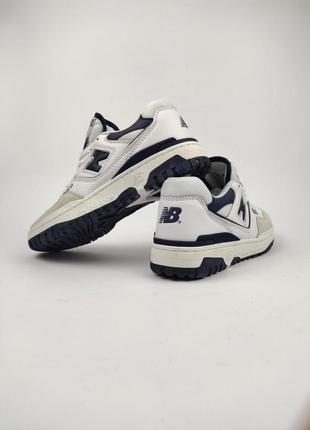 Кроссовки new balance 550 white navy3 фото