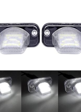 Led підсвітка номера vw t4, candy, jetta, syncro, touran (комплект 2-шт)