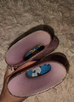 Гумові чоботи чобітки гумаки резиновые сапоги сапожки6 фото