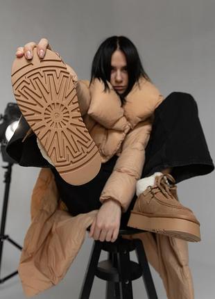 Жіночі уггі з натуральної замші теплі на осінь та зиму