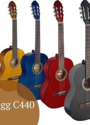 Набір класична гітара stagg c440 m nat + чохол5 фото