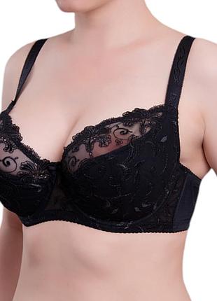 Бюстгальтер diorella чёрный чашка е