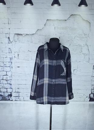 Сорочка блузка батал віскоза