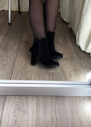 Женские замшевые ботинки сапоги10 фото