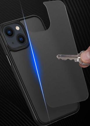 Tpu+pc чехол metal buttons для apple iphone 13 mini (5.4") 3