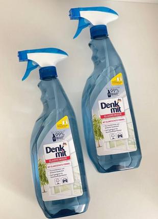 Denkmit glasreiniger -засіб для скла, дзеркал і пластика.