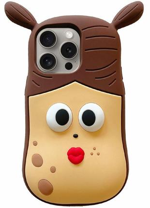 Силиконовый чехол funny 3d для apple iphone 12 pro / 12 (6.1")