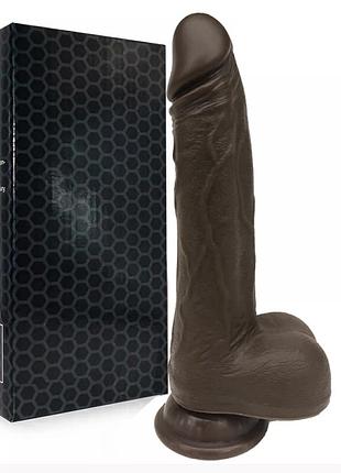 Фаллоимитатор realstick elite brown skin 9